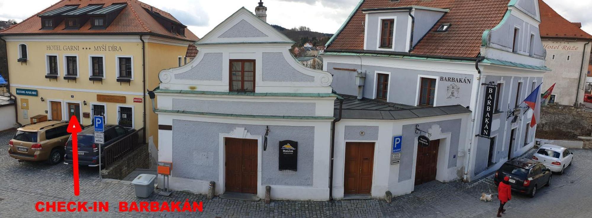 Hotel Barbakan Český Krumlov Dış mekan fotoğraf